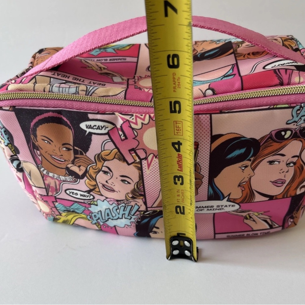 Estee Lauder Pink Comic Print Cosmetic Bag - Picture 5 of 9